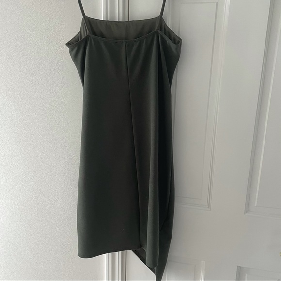 Blue Blush Asymmetric Mini Bodycon Dress - Picture 3 of 7